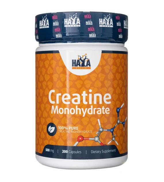 Haya Labs Kreatin-Monohydrat 500 mg - 200 Kapseln