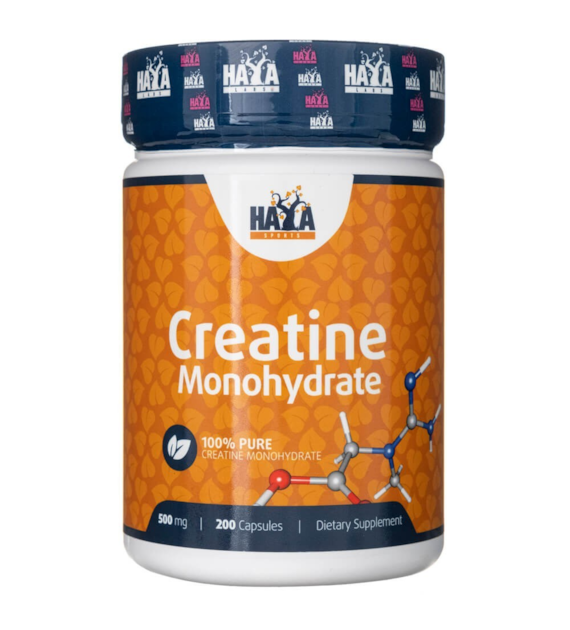Haya Labs Creatine Monohydrate 500 mg - 200 Capsules