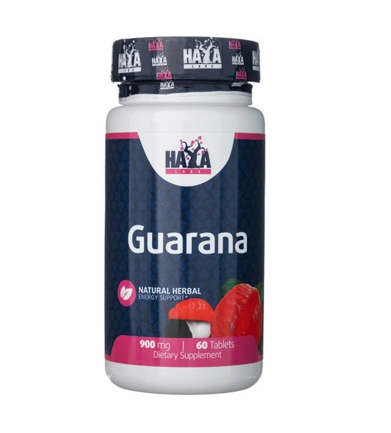 Haya Labs Guarana 900 mg - 60 tablet