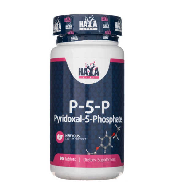 Haya Labs Vitamin B6 (P-5-P) 40 mg - 90 Tablets