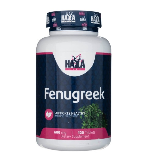 Haya Labs Fenugreek (Kozieradka) - 120 tabletek