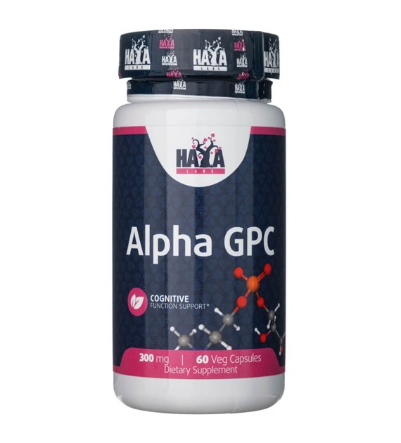 Haya Labs Alpha GPC 300 mg - 60 kapslí