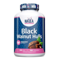 Haya Labs Black Walnut Hulls 500 mg - 100 Capsules