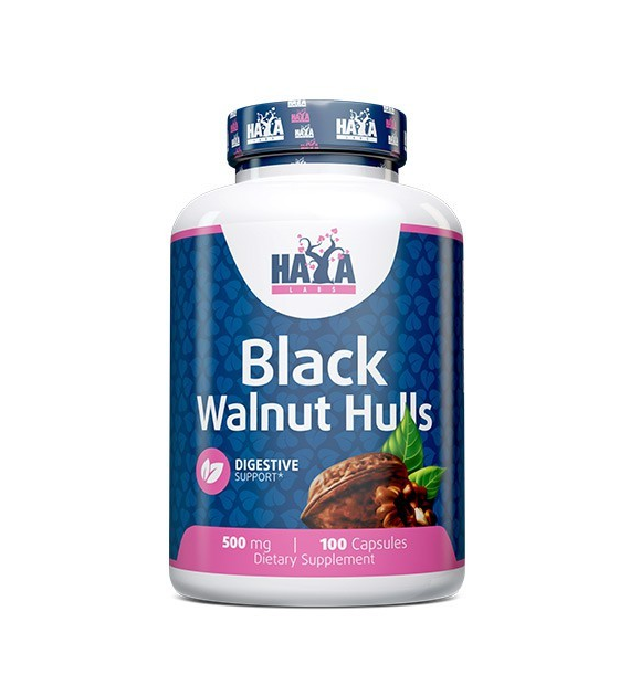 Haya Labs Black Walnut Hulls 500 mg - 100 Capsules