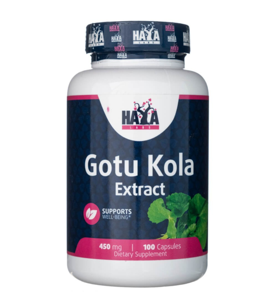 Haya Labs Gotu Kola 450 mg - 100 Capsules