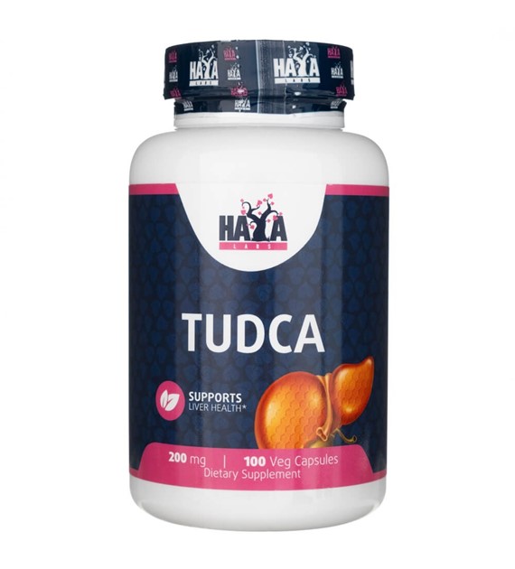 Haya Labs Kwas tauroursodeoksycholowy Tudca 200 mg - 100 kapsułek