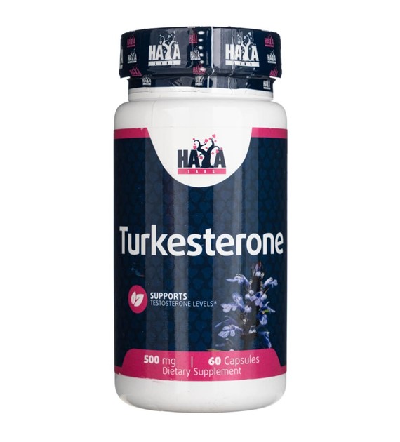 Haya Labs Turkesteron 500 mg - 60 kapsułek