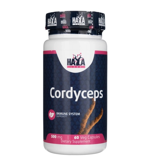 Haya Labs Cordyceps 500 mg - 60 veg. kapslí