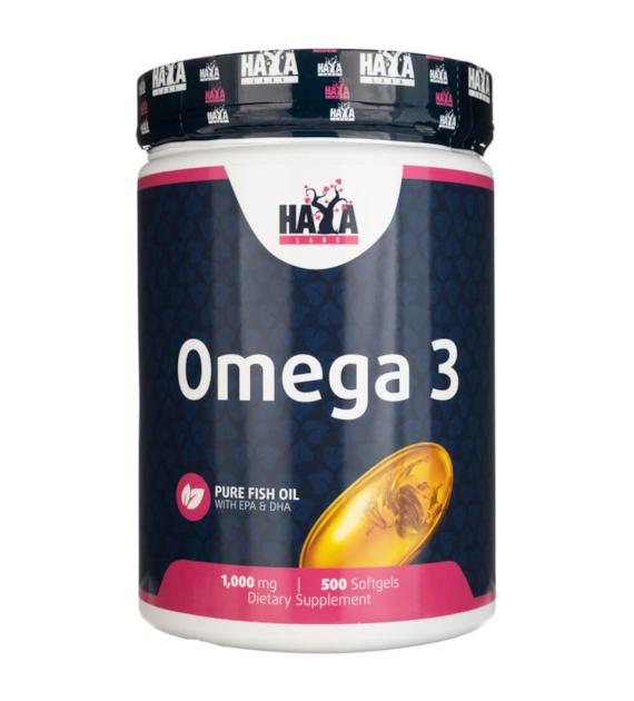 Haya Labs Omega 3 1000 mg - 500 Softgels
