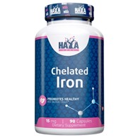 Haya Labs Żelazo chelatowane 15 mg - 90 kapsułek