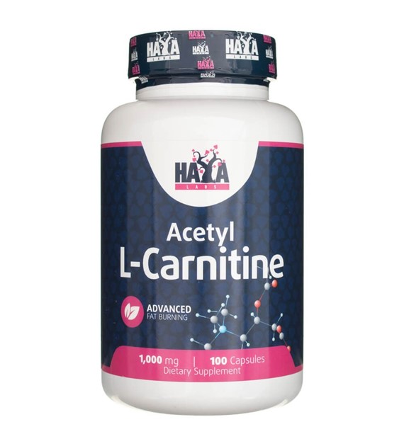 Haya Labs Acetyl L-Karnityny 1000 mg - 100 kapsułek