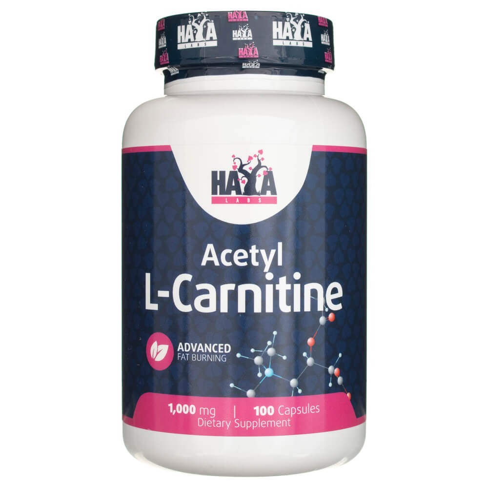 Haya Labs Acetyl-L-Carnitin 1000 mg - 100 Kapseln