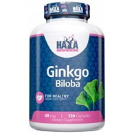 Haya Labs Ginkgo Biloba 60 mg - 120 kapsułek
