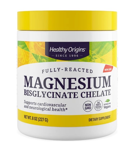 Healthy Origins Magnez, Bisglicynian magnezu - 227 g