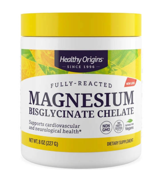 Healthy Origins Magnez, Bisglicynian magnezu - 227 g