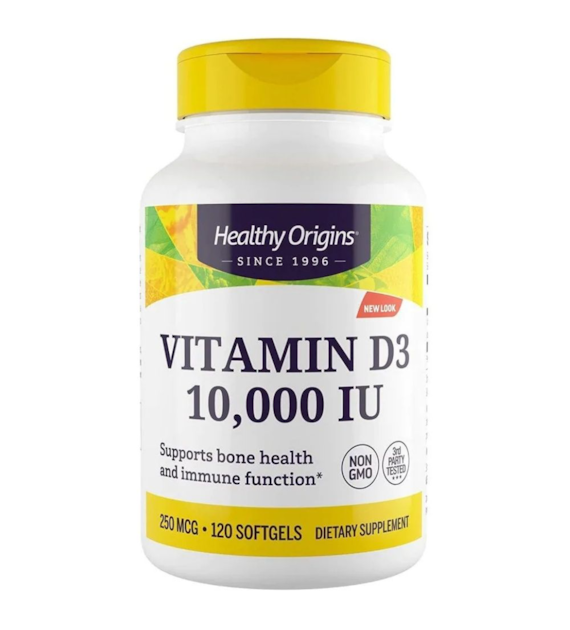 Helathy Originis Witamina D3 10000 IU - 120 kapsułek