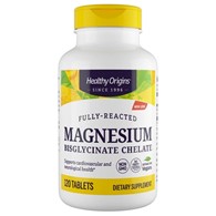 Healthy Origins Magnez, Chelat magnezu 200 mg - 120 tabletek
