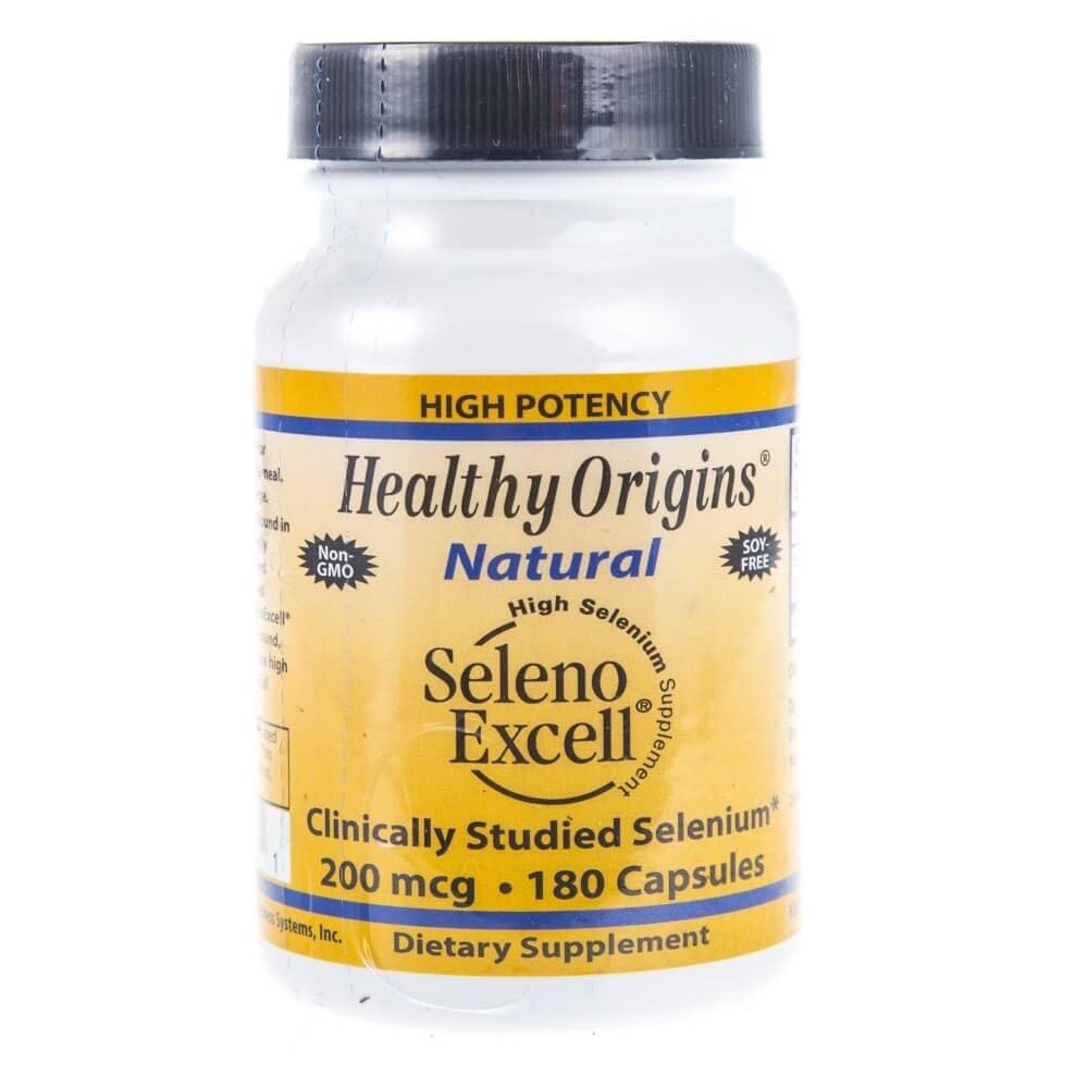 Healthy Origins Seleno Excell 200 mcg - 180 kapsułek