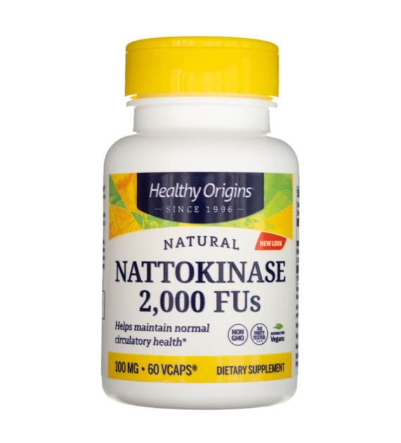 Healthy Origins Nattokináza 2000 FUs - 60 kapslí