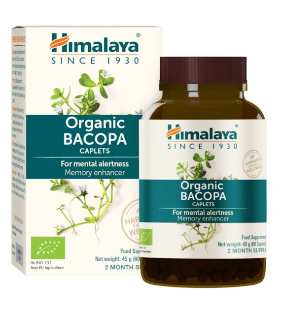 Himalaya Organiczna Bacopa - 60 tabletek