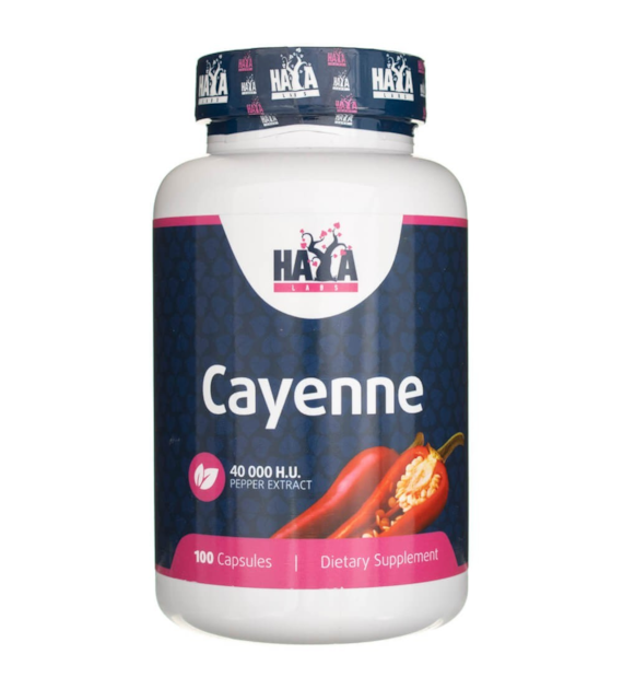Haya Labs Cayenne (Pieprz kajeński) - 100 kapsułek