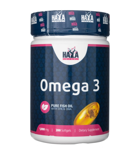 Haya Labs Omega 3 1000 mg - 200 kapsułek
