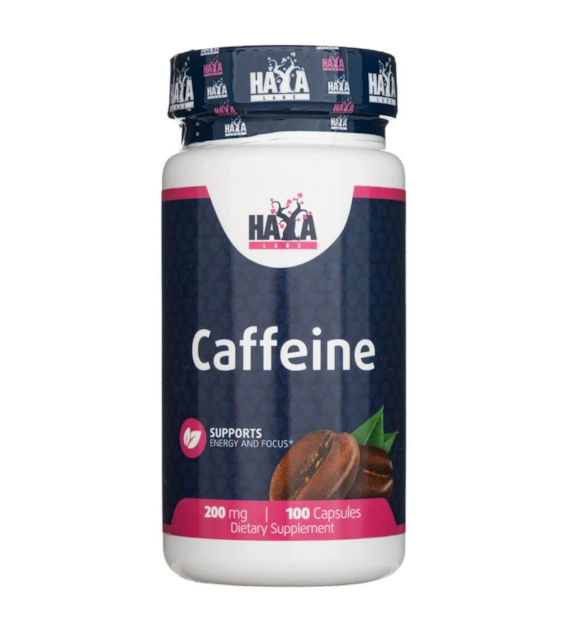 Haya Labs Kofeina 200 mg - 100 kapsułek