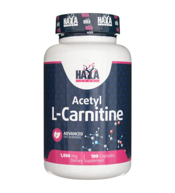 Haya Labs Acetyl L-Karnityny 1000 mg - 100 kapsułek