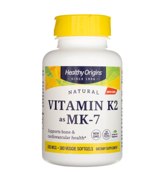 Healthy Origins Witamina K2 MK-7 100 mcg - 180 kapsułek