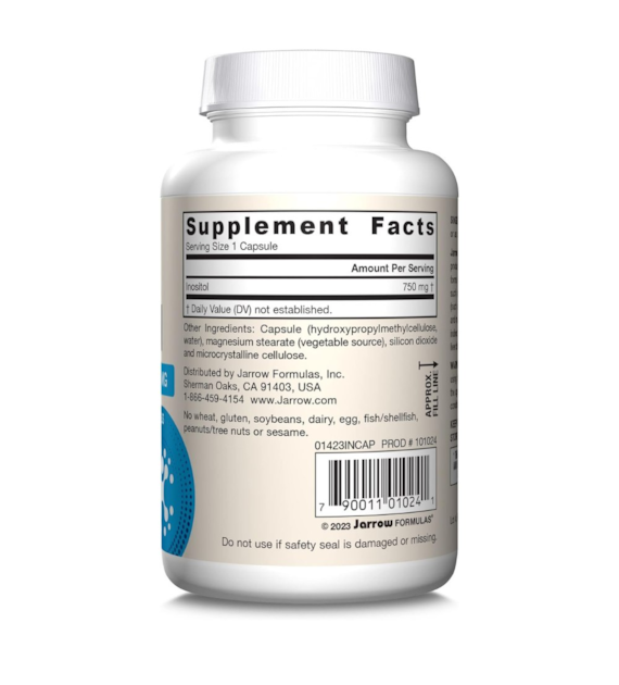 Jarrow Formulas Inozytol 750 mg - 100 kapsułek