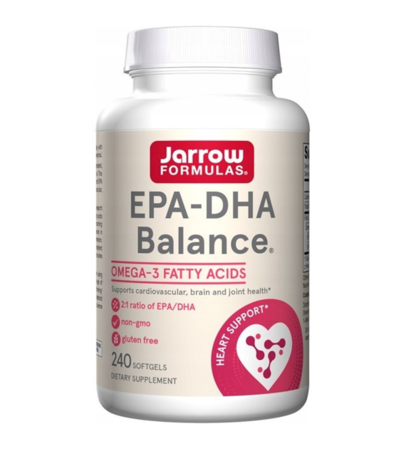 Jarrow Formulas EPA-DHA Balance 600 mg - 240 kapsułek