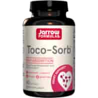 Jarrow Formulas Toco-Sorb, Smíšené tokotrienoly a vitamin E - 60 měkkých gelů
