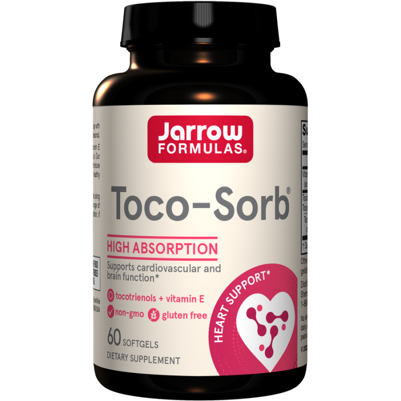 Jarrow Formulas Toco-Sorb (naturalna witamina E) - 60 kapsułek