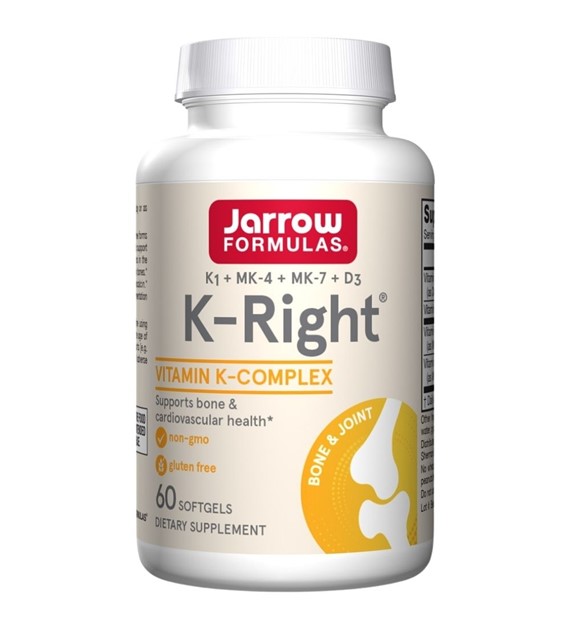 Jarrow Formulas K-Right, Kompleks Witaminy K - 60 kapsułek