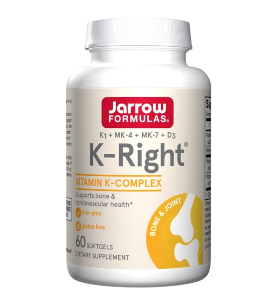 Jarrow Formulas K-Right, Kompleks Witaminy K - 60 kapsułek
