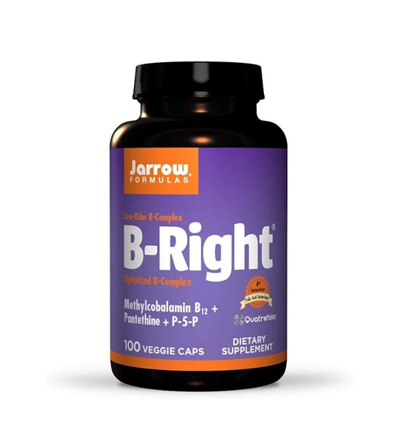 Jarrow Formulas B-Right Optimized B-Complex - 100 Veg Capsules