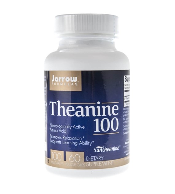 Jarrow Formulas Theanine 100 mg - 60 Veg Capsules