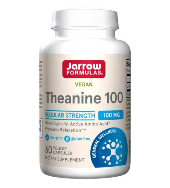 Jarrow Formulas Theanine 100 mg - 60 Veg Capsules
