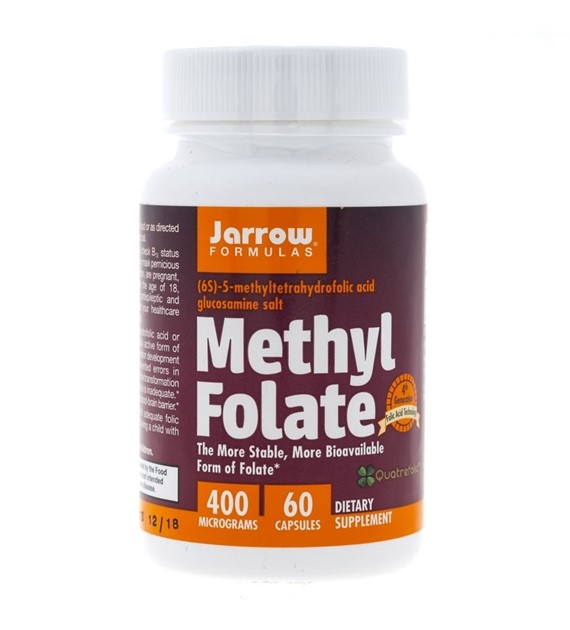 Jarrow Formulas Methyl Folate 1000 mcg - 100 Veg kapslí