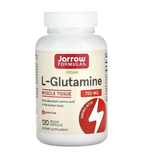 Jarrow Formulas L-glutamina 750 mg - 120 kapsułek