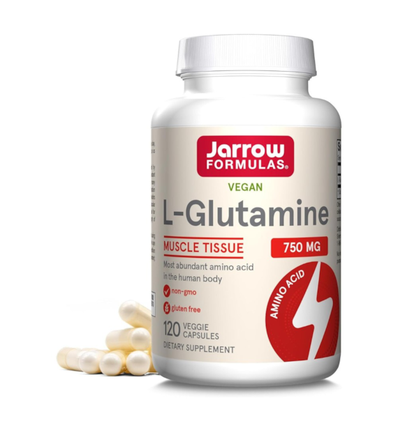Jarrow Formulas L-glutamina 750 mg - 120 kapsułek