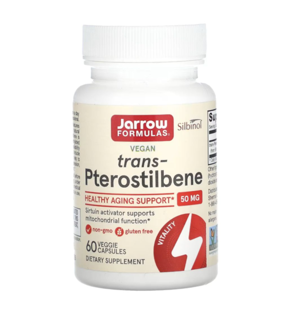 Jarrow Formulas Trans-pterostilben 50 mg - 60 veg. kapslí