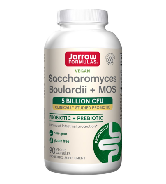 Jarrow Formulas Saccharomyces Boulardii Plus MOS - 90 kapsułek