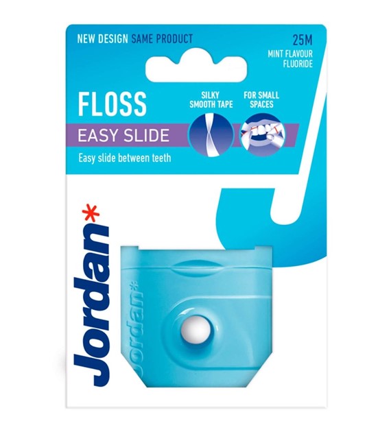 Jordan Floss Easy Slide Odświeżająca nić dentystyczna, mięta 25 m