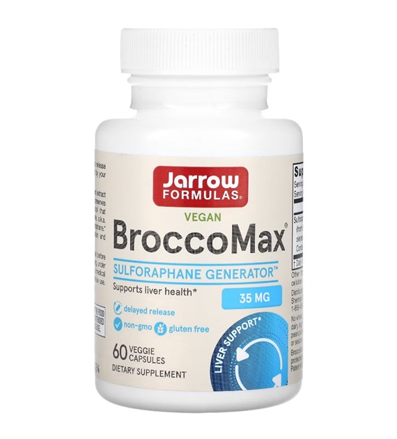 Jarrow Formulas BroccoMax (Glukozynolan sulforafanu) 35 mg - 60 kapsułek