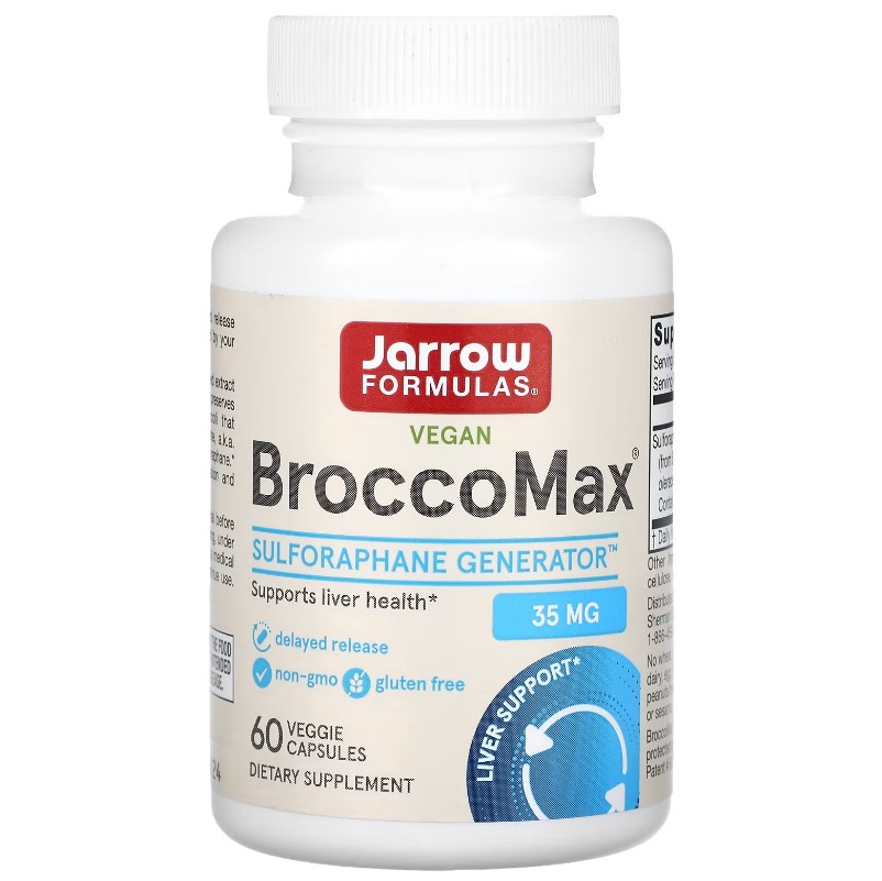 Jarrow Formulas BroccoMax (Glukozynolan sulforafanu) 35 mg - 60 kapsułek