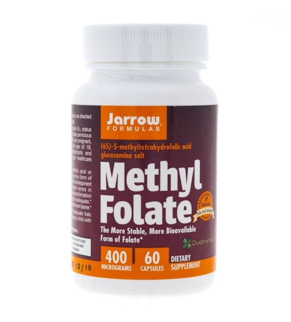 Jarrow Formulas Methyl Folate (Folian) 400 mcg - 60 kapsułek
