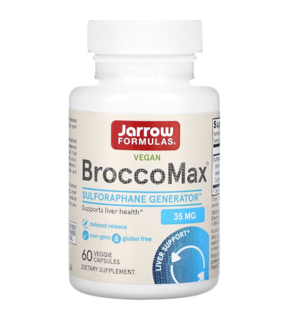 Jarrow Formulas BroccoMax (Glukozynolan sulforafanu) 35 mg - 60 kapsułek