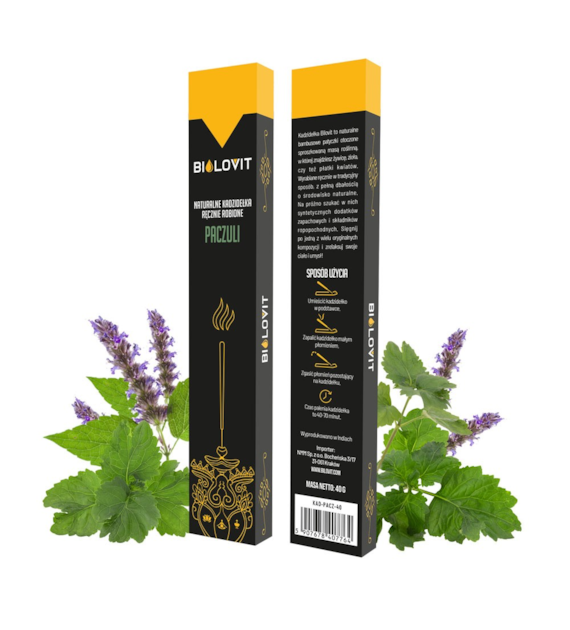 Bilovit Naturalne kadzidełka zapachowe Paczuli - 40 g