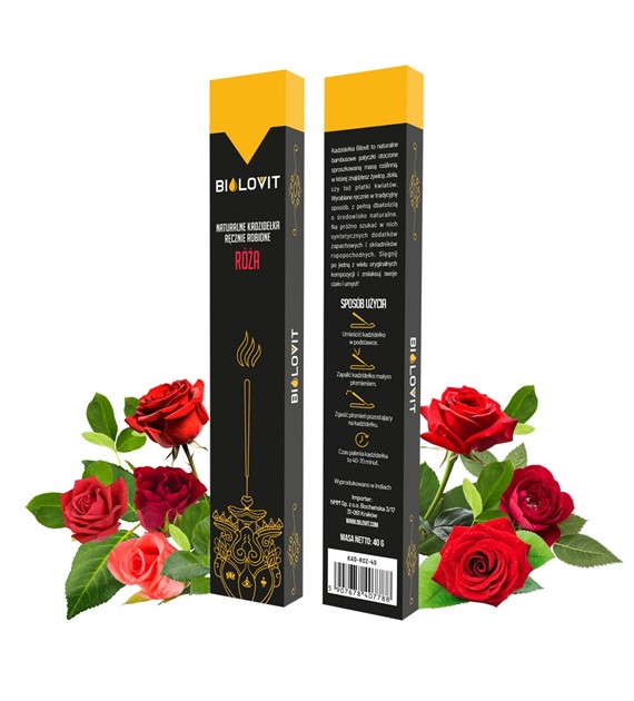 Bilovit Natural Aromatic Incense Sticks Rose - 40 g